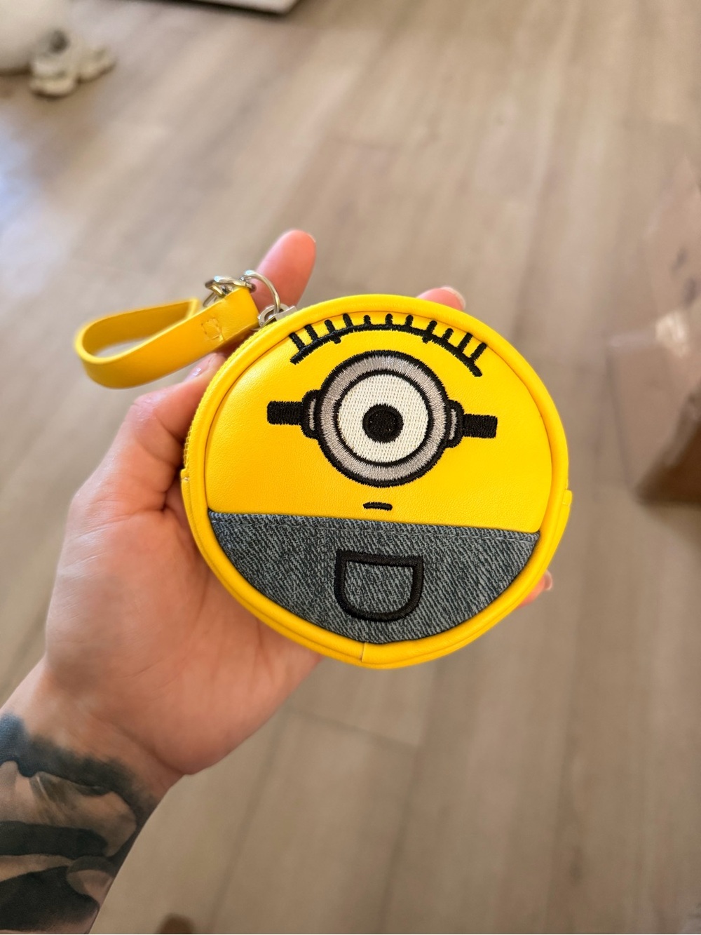 Minion Coin Pouch Wristlet